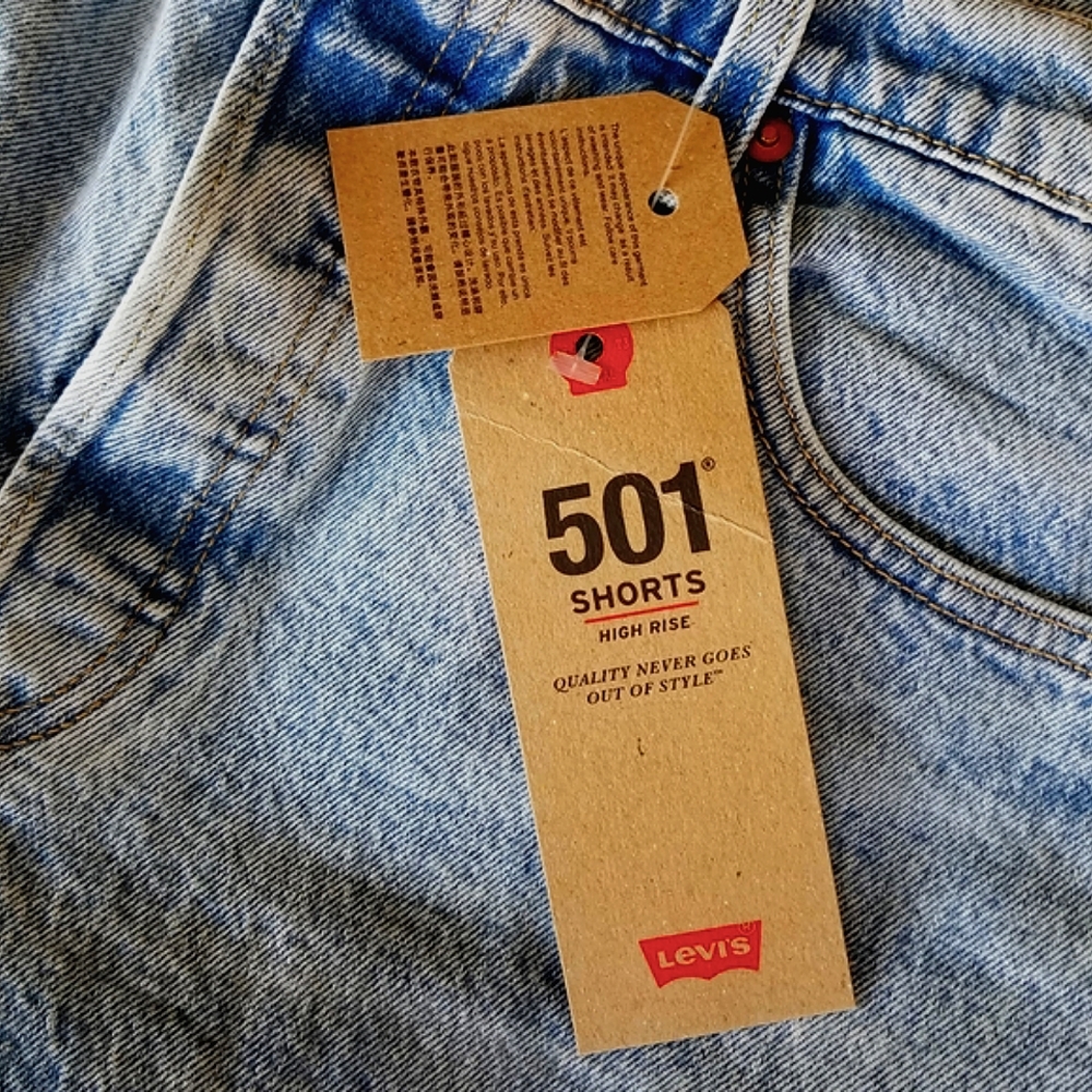 Levi's Original Classic 501 Buttonfly Denim Short - Picture 5 of 8